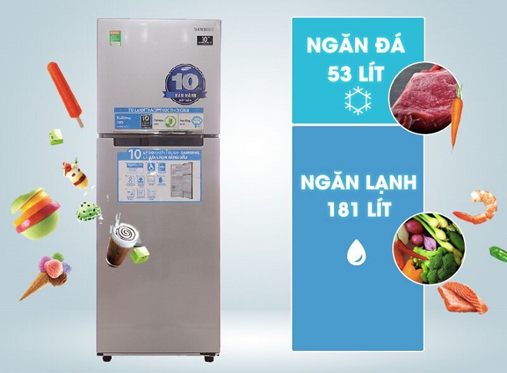 Tủ lạnh Samsung RT22FARBDSA/SV trang nhã