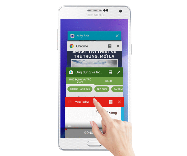 Tính năng đa cửa sổ trên điện thoại Samsung là gì?