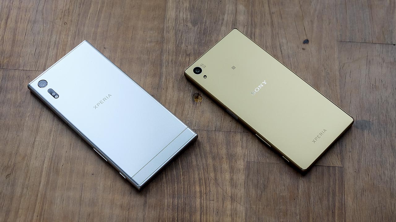 so sanh thiet ke xperia xz va z5