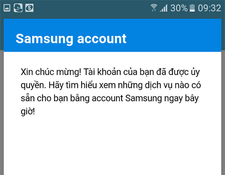 Cách tạo tài khoản Samsung Account