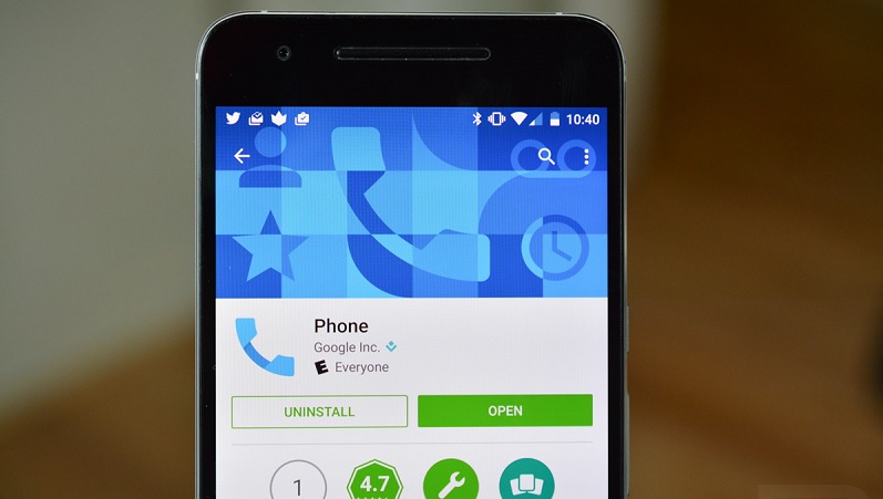 Mời bạn dùng thử Google Phone 5.1, vuốt lên để trả lời!