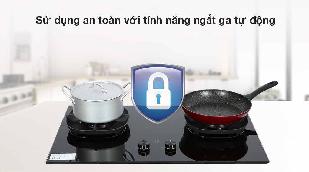 Lựa chọn bếp gas âm có trang bị hệ thống ngắt gas tự động