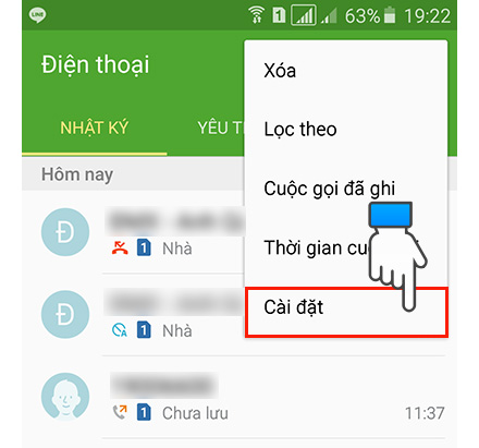 Hướng dẨn chặn số điện thoại trên Samsung