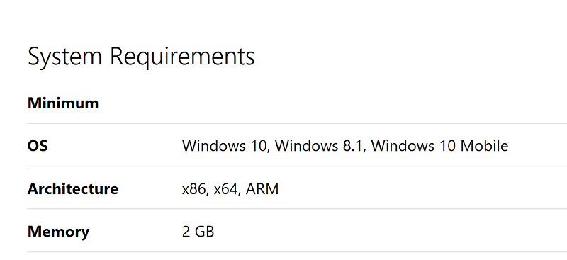 Facebook cho Windows 10 Mobile yêu cầu RAM phải 2GB