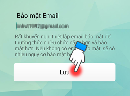 Cách khóa ứng dụng trên điện thoại Android > AppLock hỗ trợ bạn gửi mật khẩu qua email