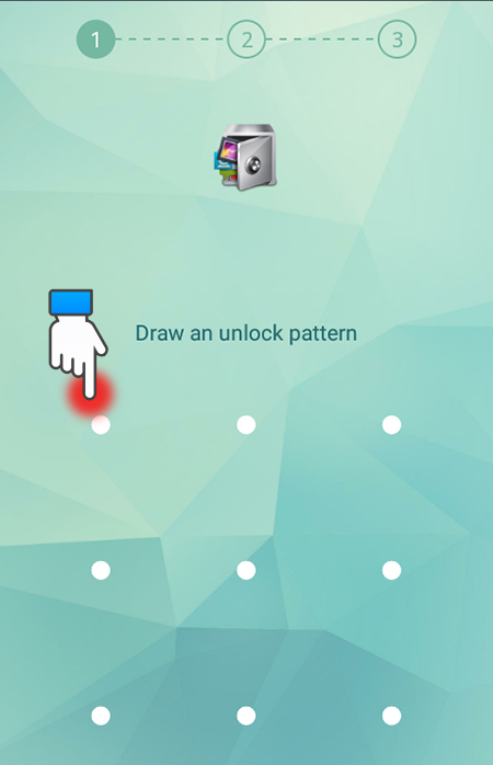Cách khóa ứng dụng trên điện thoại Android > Vẽ để tạo mật khẩu cho ứng dụng