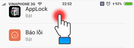 Cách khóa ứng dụng trên điện thoại Android > khóa ứng dụng