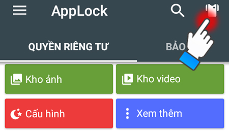 Cách khóa ứng dụng trên điện thoại Android > khóa ứng dụng