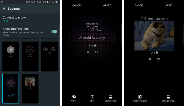 Alaway On Display Samsung mang tính năng Note 7 lên Galaxy S7 và Galaxy S7 Edge