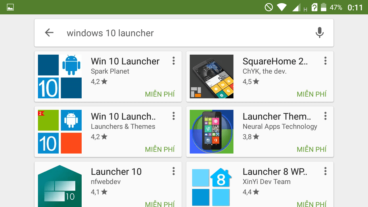 Win 10 Launcher