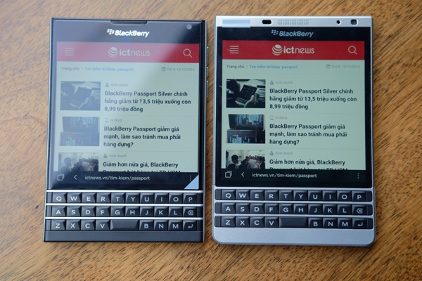 BlackBerry Passport Sliver xách tay có giá chỉ 6.6 triệu đồng BlackBerry Passport Sliver xách tay có giá chỉ 6.6 triệu đồng