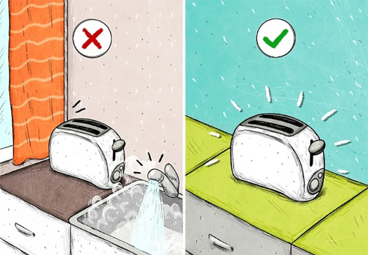 4 sai lầm làm đồ gia dụng mau hư > 4 sai lầm làm đồ gia dụng mau hư