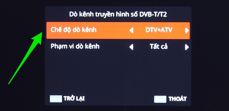 Dò kênh TV