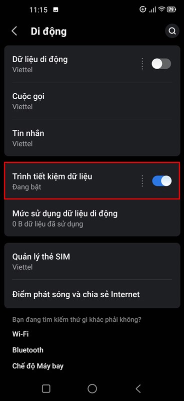 Cách tiết kiệm dữ liệu 4G