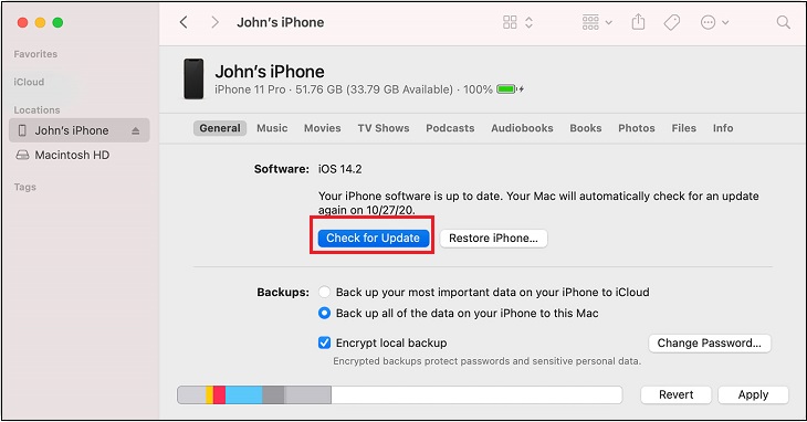 Khôi phục iPhone hoặc nâng cấp phiên bản mới bằng iTunes