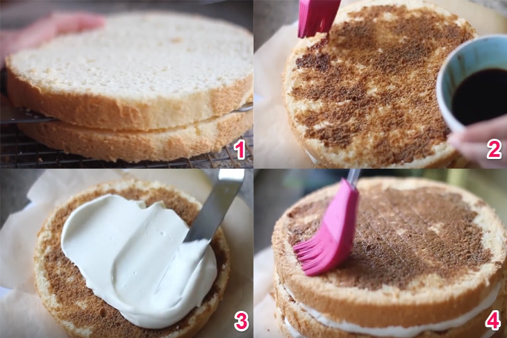 Bước 2 Làm bánh Bánh tiramisu