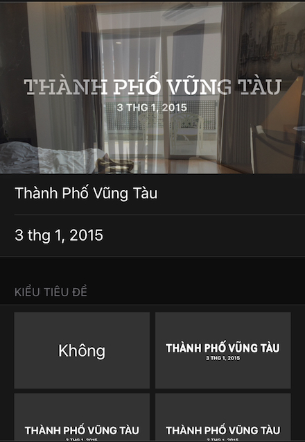 Thay đổi tiêu đề