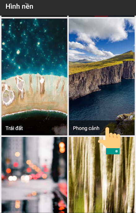 Hướng dẫn cách đổi hình nền điện thoại Android tự động