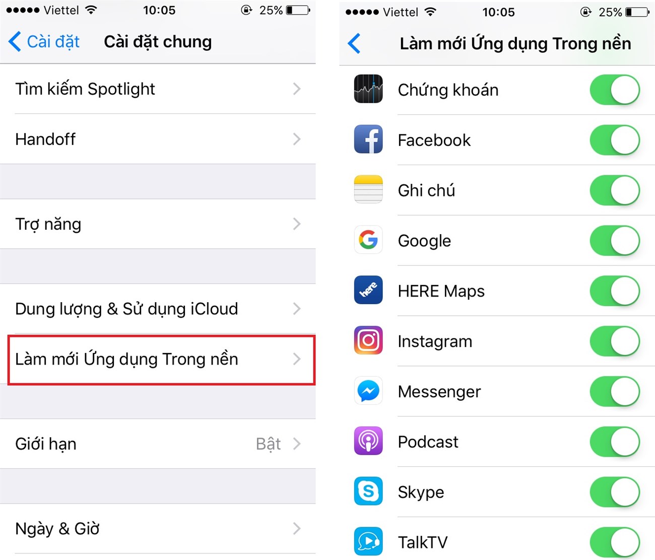 7 cách khắc phục iPhone nhanh hết pin trên iOS 10
