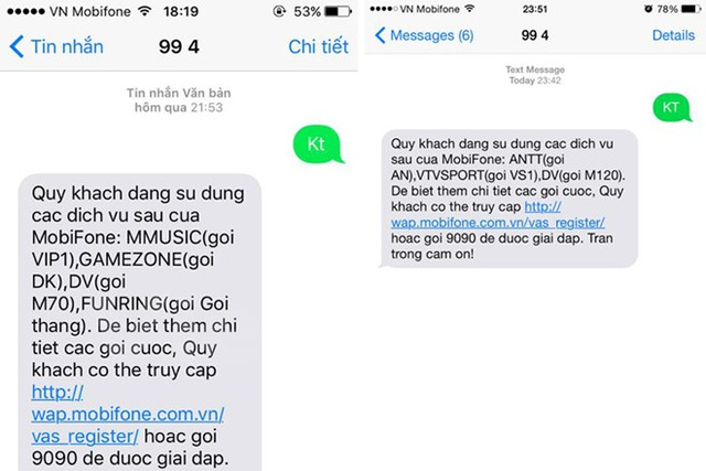 Có hay không việc MobiFone tự kích hoạt dịch vụ để thu phí người dùng?