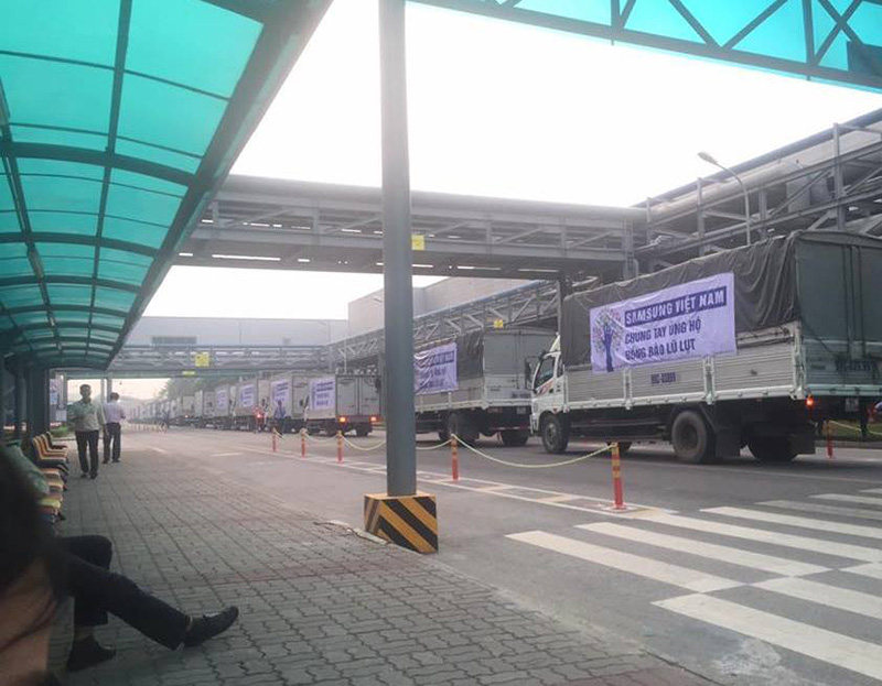 Lỗ 17 tỷ USD, Samsung vẫn cứu trợ đồng bào lũ lụt miền trung