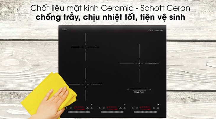 Bếp từ hồng ngoại ba vùng nấu lắp âm Junger CEJ-300-IIF