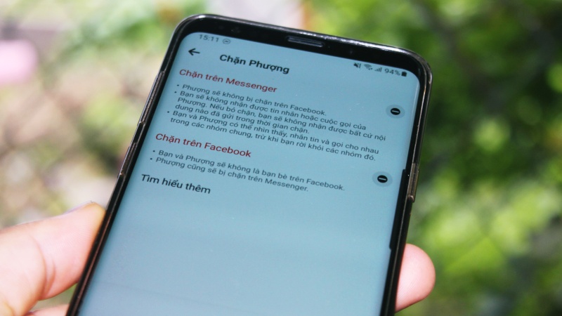 Chặn tin nhắn, cuộc gọi ngay trên Facebook Messenger Chặn tin nhắn, cuộc gọi ngay trên Facebook Messenger