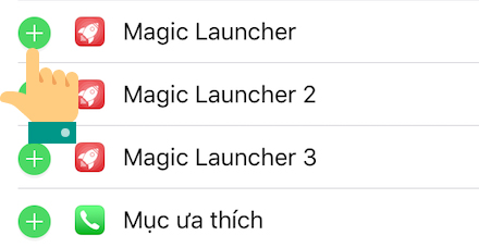 Chọn magic launcher