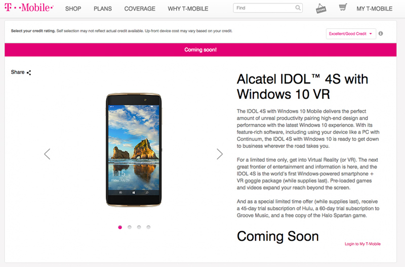 Không có Surface Phone, Microsoft âm thầm ra mắt điện thoại Windows 10 VR Không có Surface Phone, Microsoft âm thầm ra mắt điện thoại Windows 10 VR