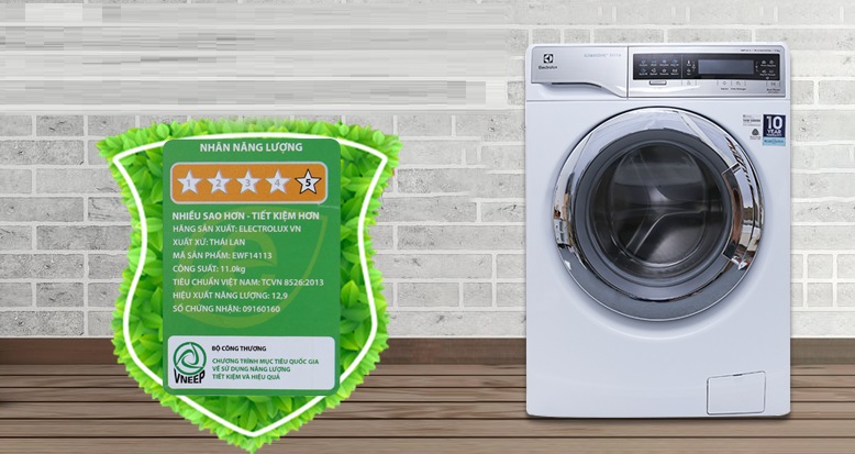 Các lưu ý khi tính hiệu suất năng lượng máy giặt