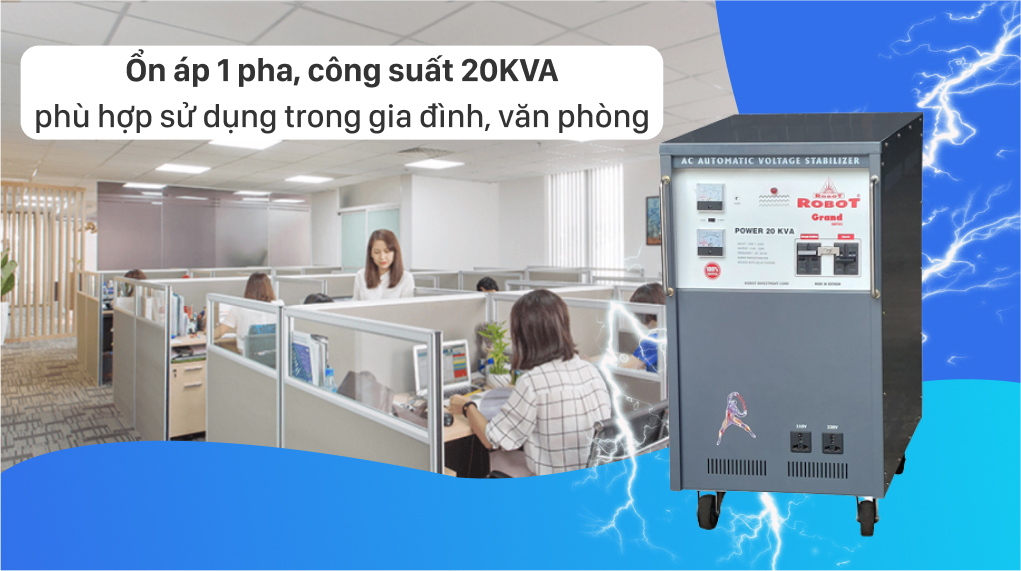 Trang bị ổn áp cho nguồn điện ổn định hơn