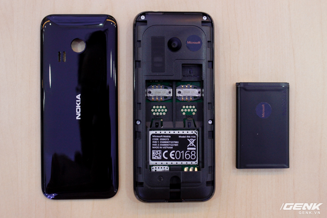 nokia222 Nokia 222 phiên bản đen bóng thời thượng, 2 SIM 2 sóng, giá dưới 1 triệu đồng