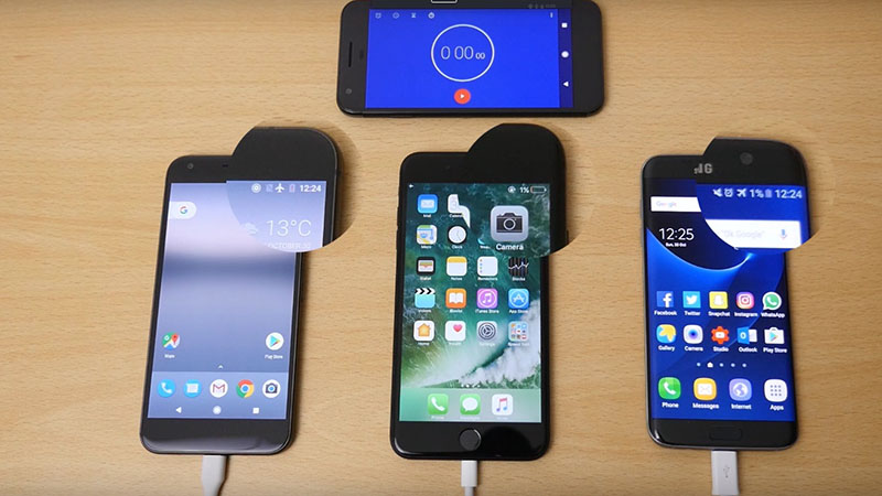 Thử thách thời gian sạc pin