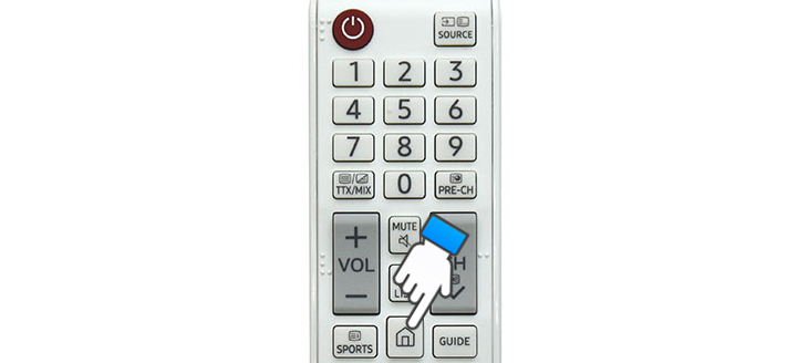 Cách sử dụng remote tivi Samsung K5310 > Nhấn nút Home trên remote