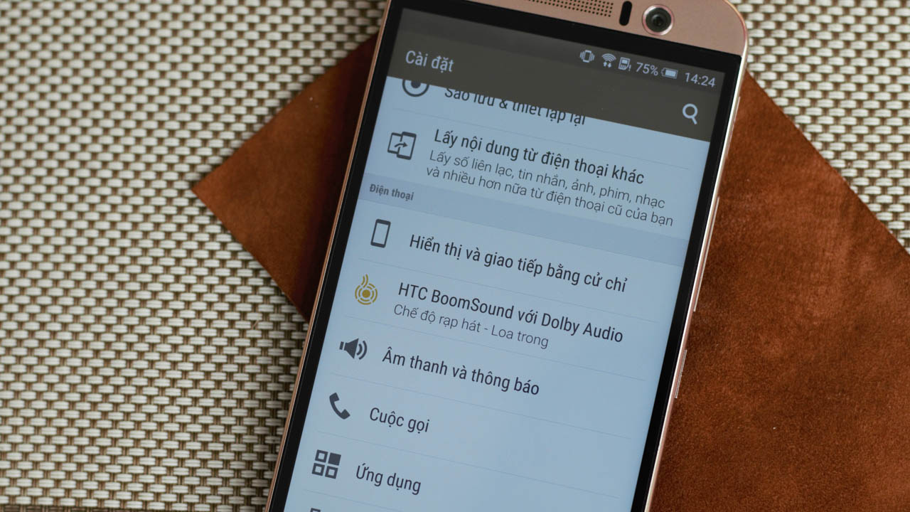 công nghệ âm thanh trên HTC One ME