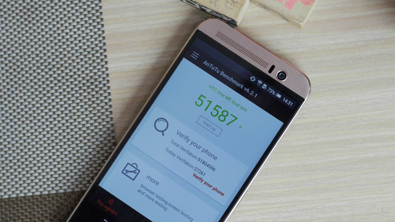 hiệu năng HTC One ME