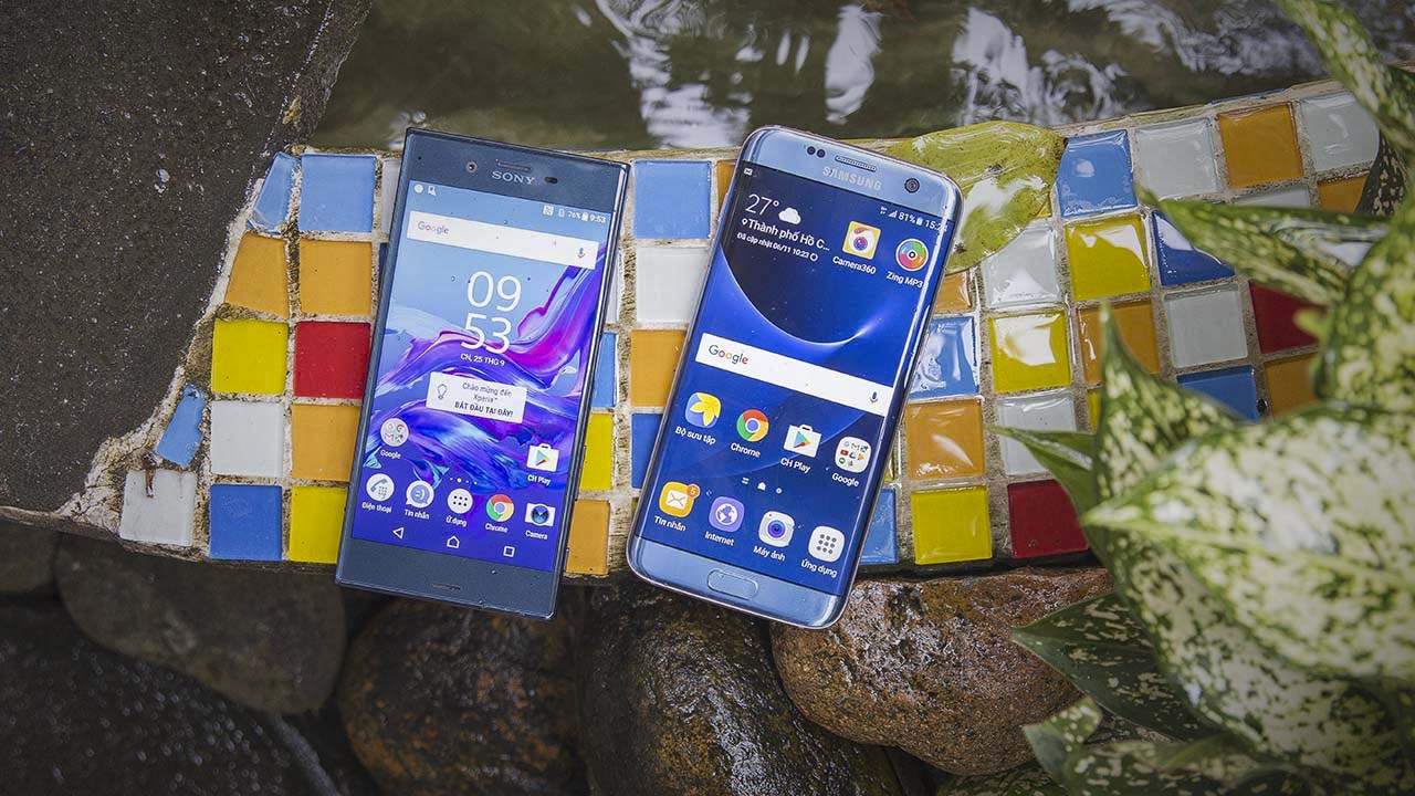 đọ dáng S7 Edge và Xperia XZ đọ dáng S7 Edge và Xperia XZ