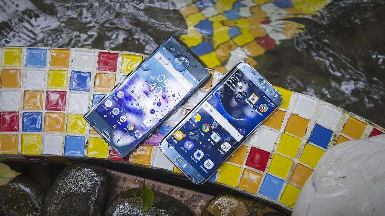 đọ dáng S7 Edge và Xperia XZ đọ dáng S7 Edge và Xperia XZ