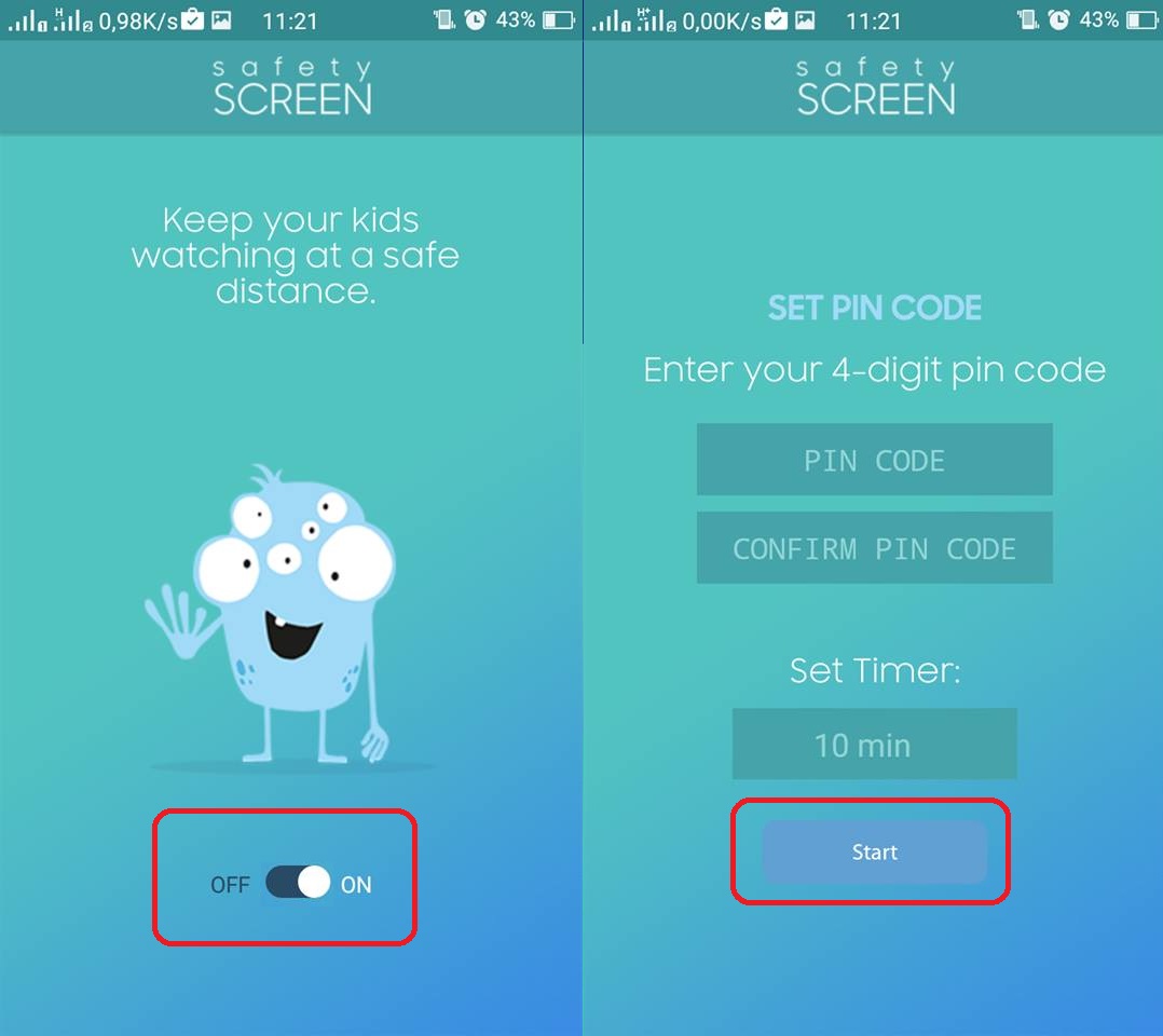 Samsung Safety Screen