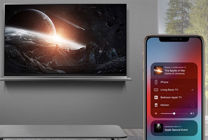 Lợi ích khi kết nối điện thoại iPhone với tivi LG