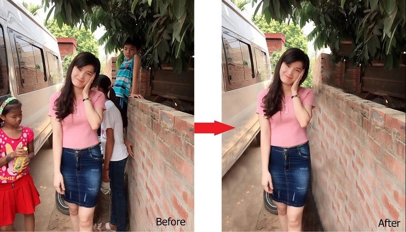 Xóa chi tiết dư thừa trên ảnh chỉ với 1 click chuột, đang miễn phí có hạn