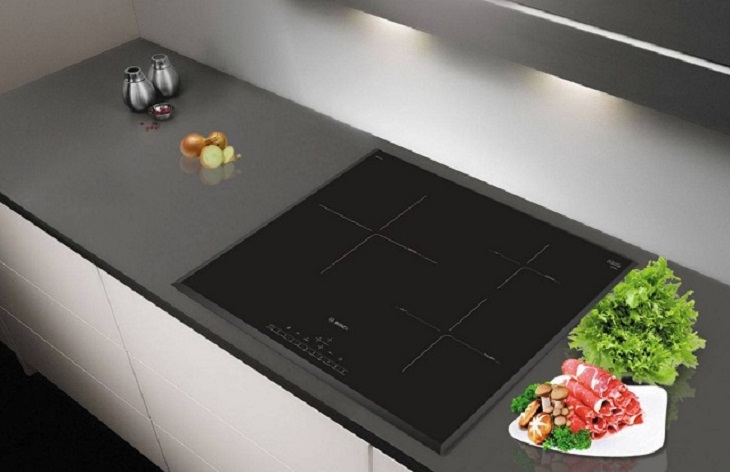 Place the induction stove in a spacious and clean area