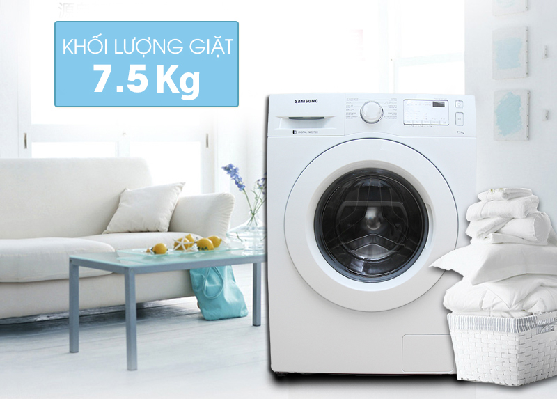 Máy giặt Samsung 7.5 kg WW75J4233KW/SV