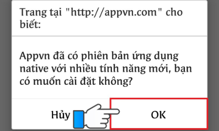 Chọn OK