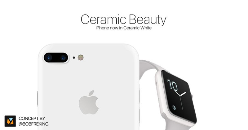 Mẫu thiết kế iPhone 7s và 7s Plus với màn hình cạnh cong không viền, ai cũng mê