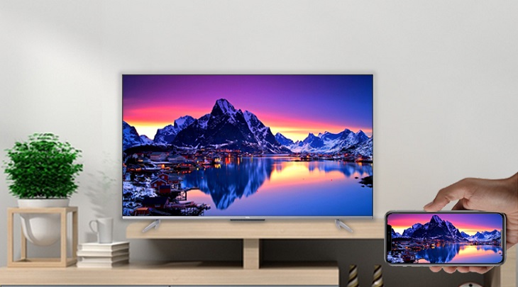 Tính năng Google Cast trên Android Tivi TCL 4K 43 inch 43P725 