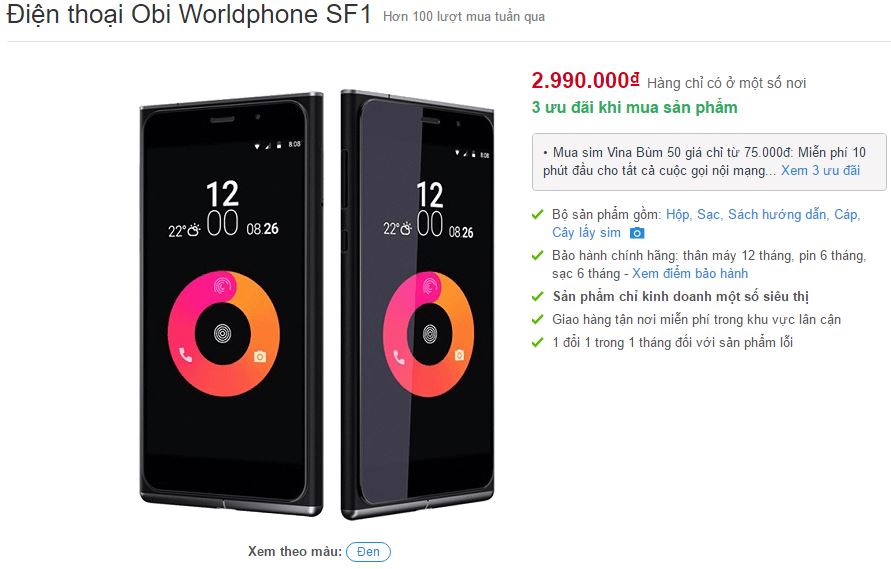 Smartphone thương hiệu Mỹ, RAM 3 GB hạ giá xuống chỉ còn chưa đến 3 triệu đồng Smartphone thương hiệu Mỹ, RAM 3 GB hạ giá xuống chỉ còn chưa đến 3 triệu đồng