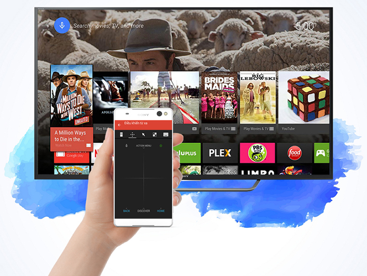 Điều khiển tivi Sony bằng điện thoại So sánh ứng dụng điều khiển tivi bằng điện thoại của Sony và Samsung > Điều khiển tivi Sony bằng điện thoại
