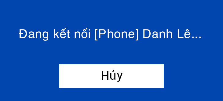 TV đang kết nối Cách chiếu màn hình tivi Samsung xuống điện thoại > TV đang kết nối