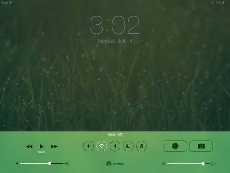 Adjust volume, light
